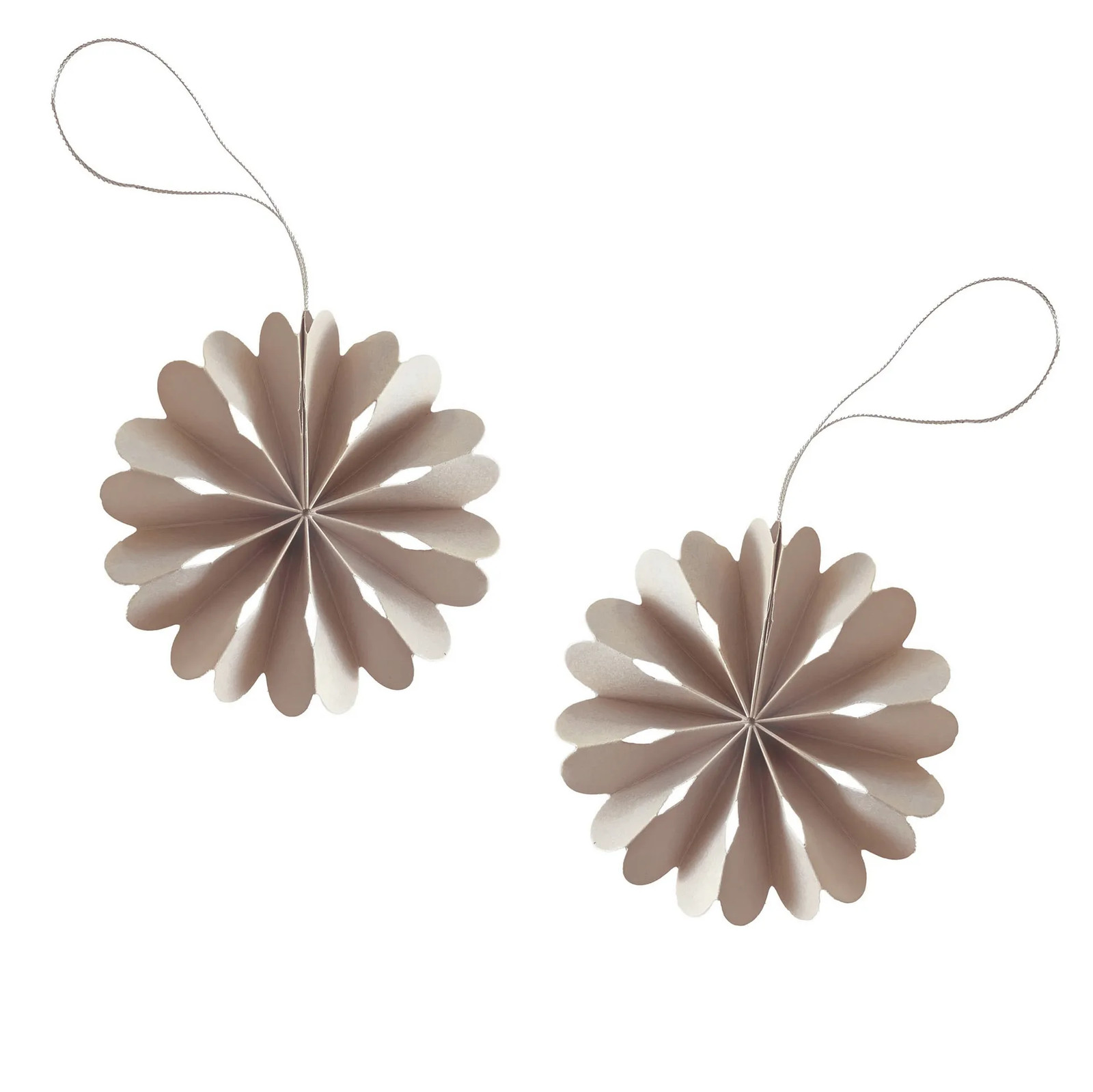 Cooee Design Kersthanger Paper Flowers Sand