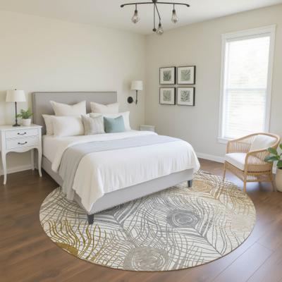 Addison Rugs Premium Washable Super Soft Peacock Feathers Mayfield Rug