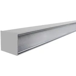 LED Hängeleuchte 113cm 30W 4000K 230V Bürolampe Lampe QUALIS silber Bemko 90-06A-1A