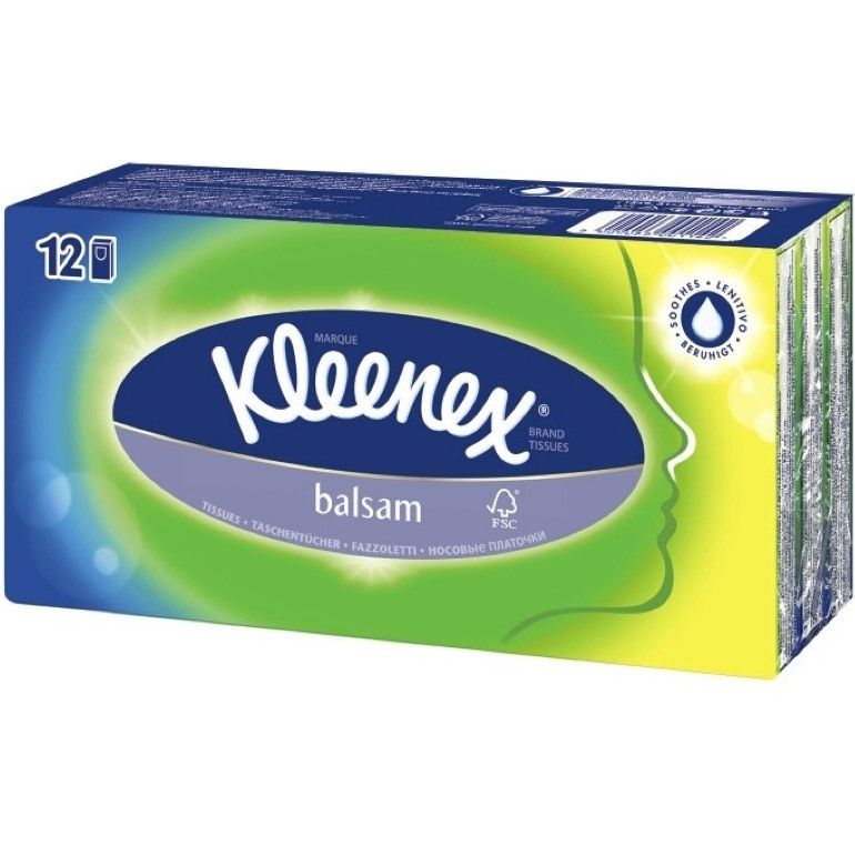 Kleenex Balsam Taschentücher 12x9 St Tücher