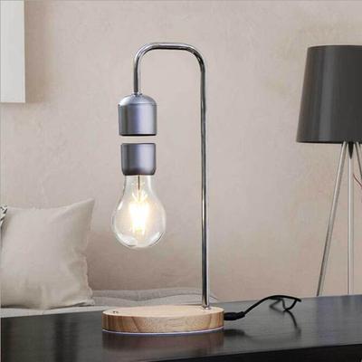 Inspired Deals Magnetic Levitation Lamp With Floating LED Bulb Modern Desk Table Decor Light black