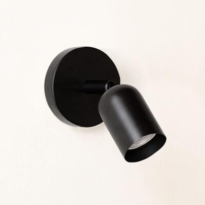 Friendly Fresh Finds Nordic Macaron Wall Sconce Minimalist Bedside Wall Lamp For Bedroom Decor black