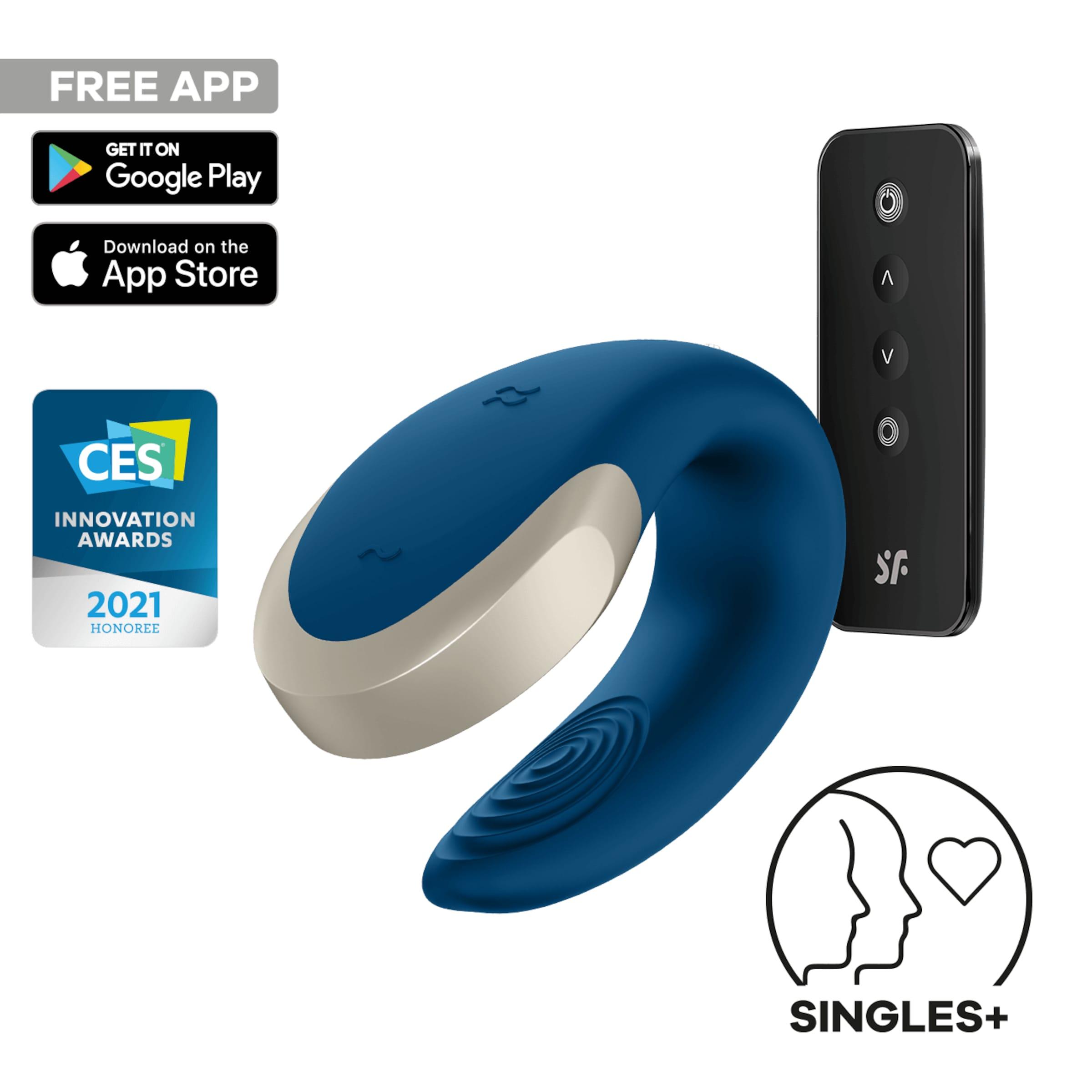 Satisfyer Double Love Connect App, 8,5 cm, mit Fernbedienung