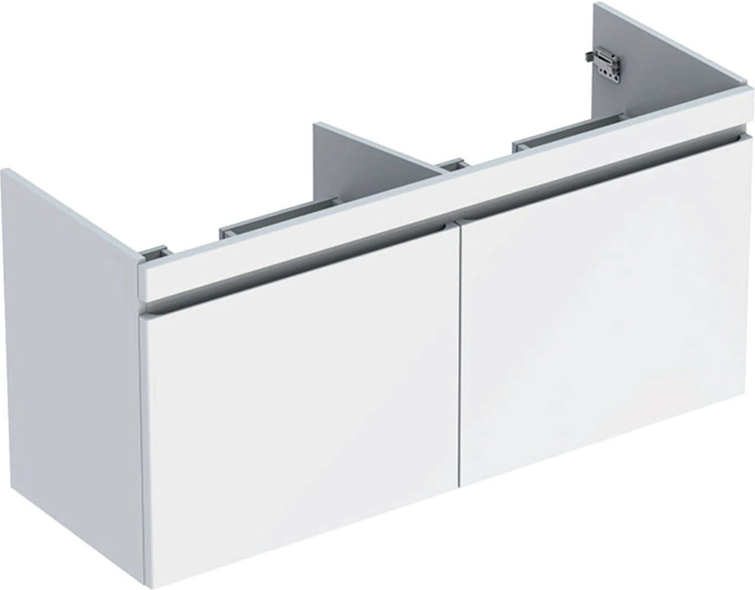 Geberit Renova Plan vanity unit for double washbasin 130 cm, with 2 drawers and 2 internal drawers 501.912.01.1