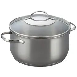 Kelomat Fleischtopf Torrano mit Glasdeckel Ø16 cm 1,8 Liter Edelstahl