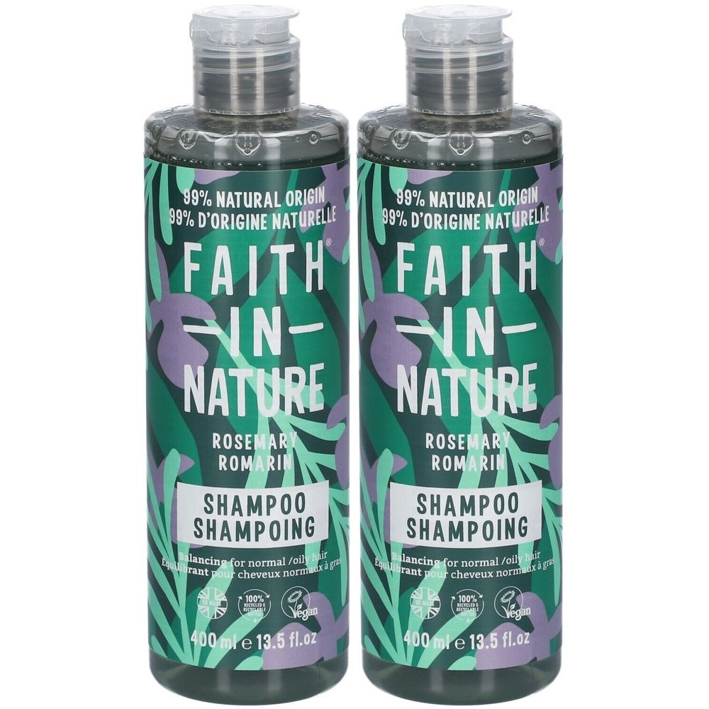 Faith IN NAT SHP Romarin 400Ml x2 2x400 ml Shampoo