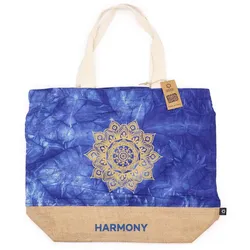 All Natural Bag - Blue Stonewash - Mandala - Harmony