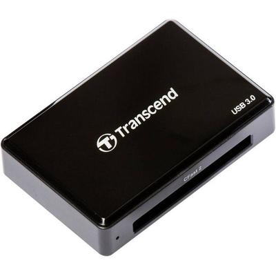 Transcend RDF2 Externer Speicherkartenleser USB-A (USB 3.1 Gen 1) Schwarz