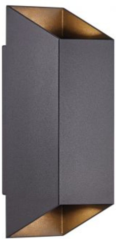 Nordlux Nico 23.5cm H Outdoor Flush Mount Black