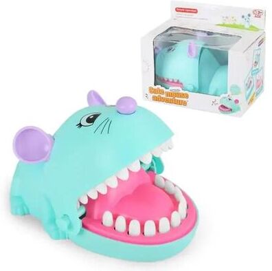 Inspired Living Snap Smile Crocodile Dentist Game For Kids Reaction Fun mouse blue