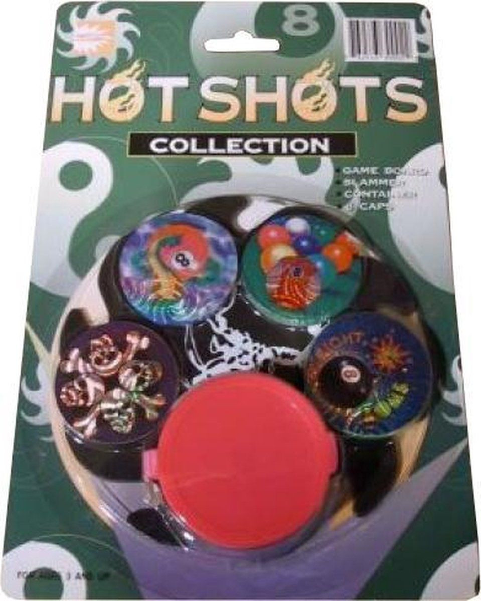 Hot Toys Hot Shots Caps Collection Behendigheidspel met 6 caps en slammer