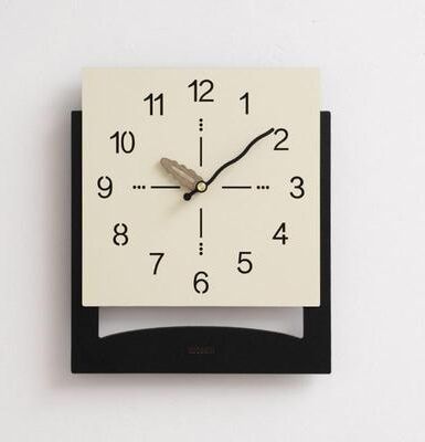 Inspired Deals Minimalist Modern Wall Clock Decorative Silent Wall Clock For Living Room & Home Decor Cream White Standard