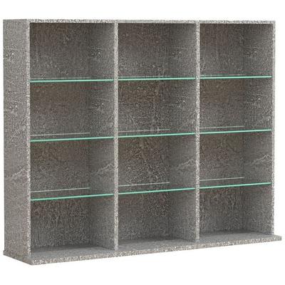 Holz CD DVD Standregal Bücherregal Regal Zilas L