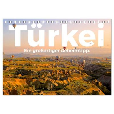 Türkei - Ein großartiger Geheimtipp. (Tischkalender 2027 DIN A5 quer), CALVENDO Monatskalender