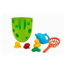Technok Badeset Organizer Saugnapf Spielzeug Gelb (12895)