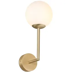 Faro Bad Wandleuchte GALA G9, IP44, gold, satiniert FAR-63505