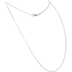 925er Silber Kugelkette rhodiniert
