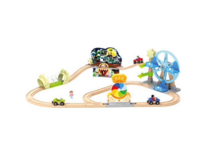 LUPILU® Coffret de train Chantier ou coffret de train Parc d'attractions (parc de vacances)