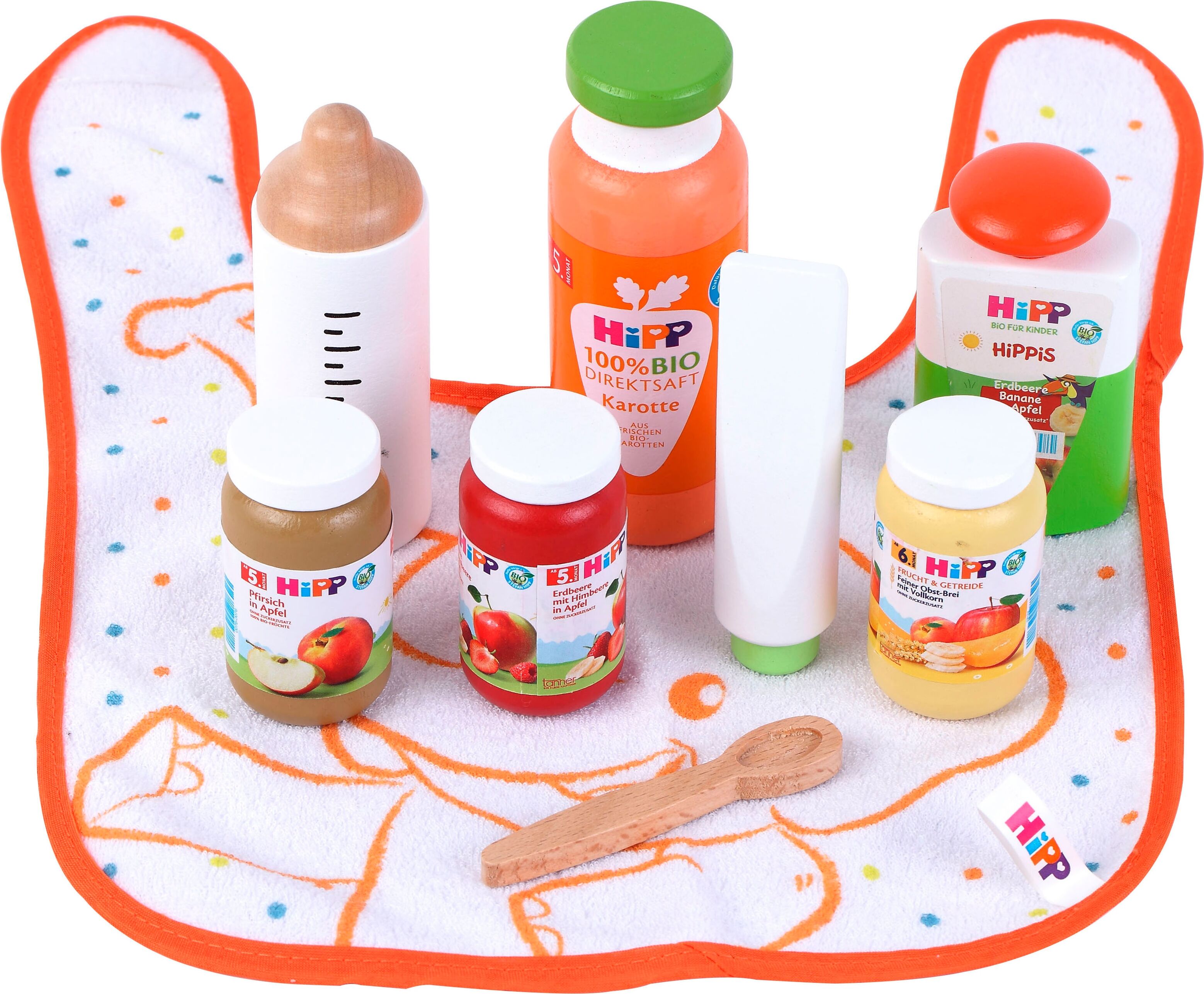 Kaufladensortiment TANNER "Hipp Baby Set mit viel Zubehör", bunt, Kaufladensortimente, Kinder, Kaufladensortiment