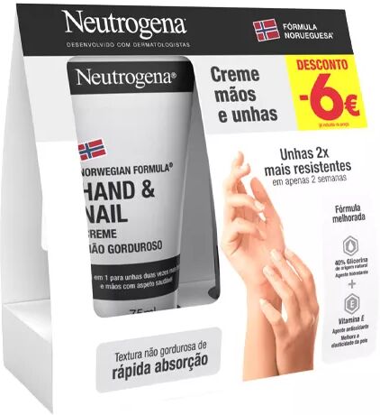 Neutrogena Hand & Nail 2x75ml 6€ Descuento