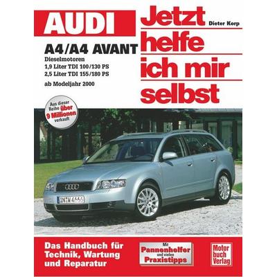 Audi A4 / A4 Avant ab Modelljahr 2000, Taschenbuch von Dieter Korp, Motorbuch Verlag, 978-3-613-02180-8