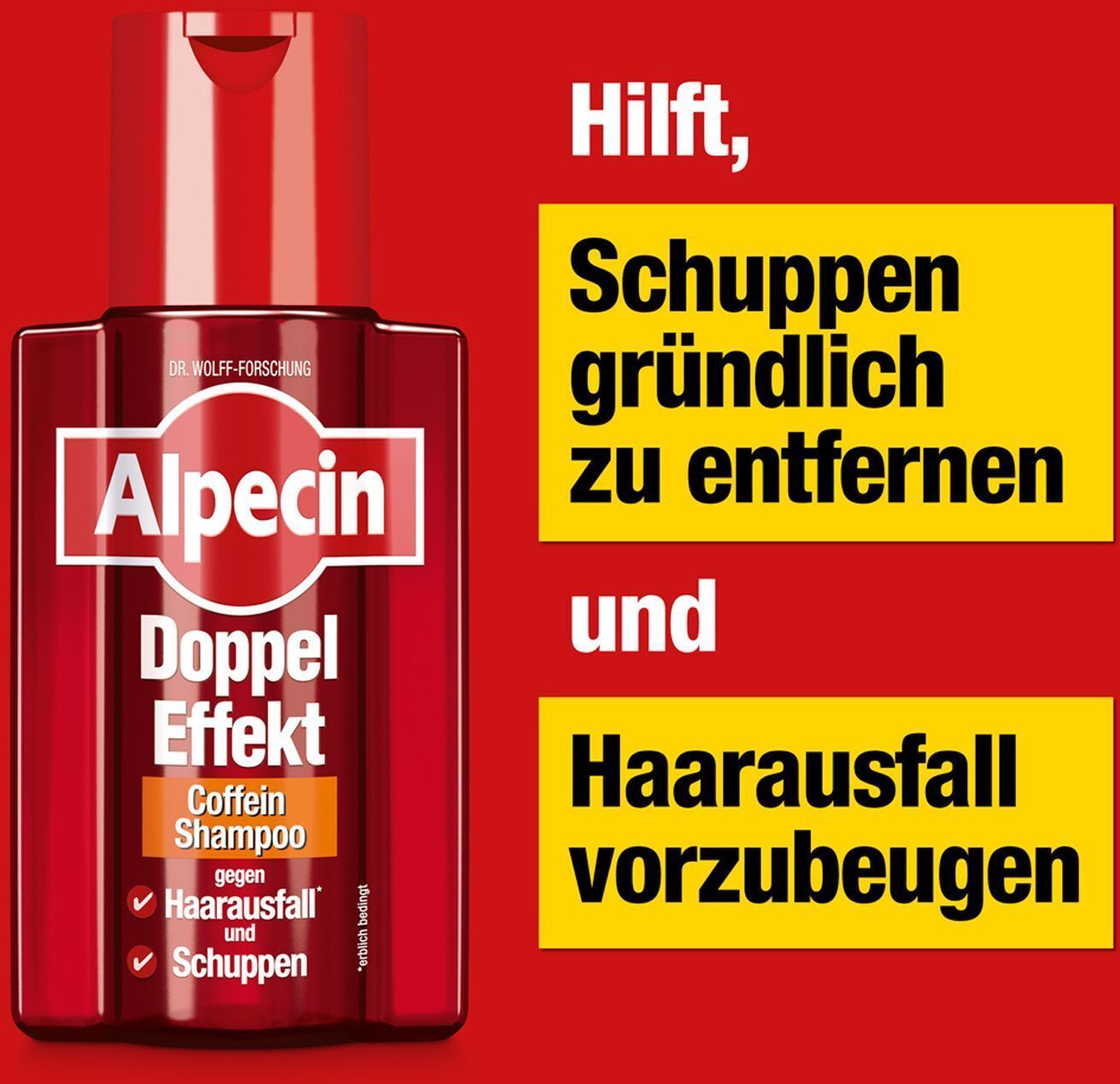 Alpecin Doppelt Effekt Shampoo 2x 2x200 ml