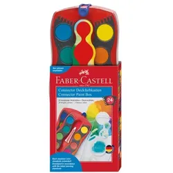 Faber-Castell (Schule) Farbkasten »Connector« 24 Farben rot rot