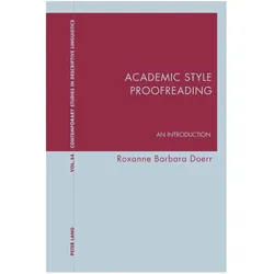 Academic Style Proofreading, Fachbücher von Roxanne Barbara Doerr
