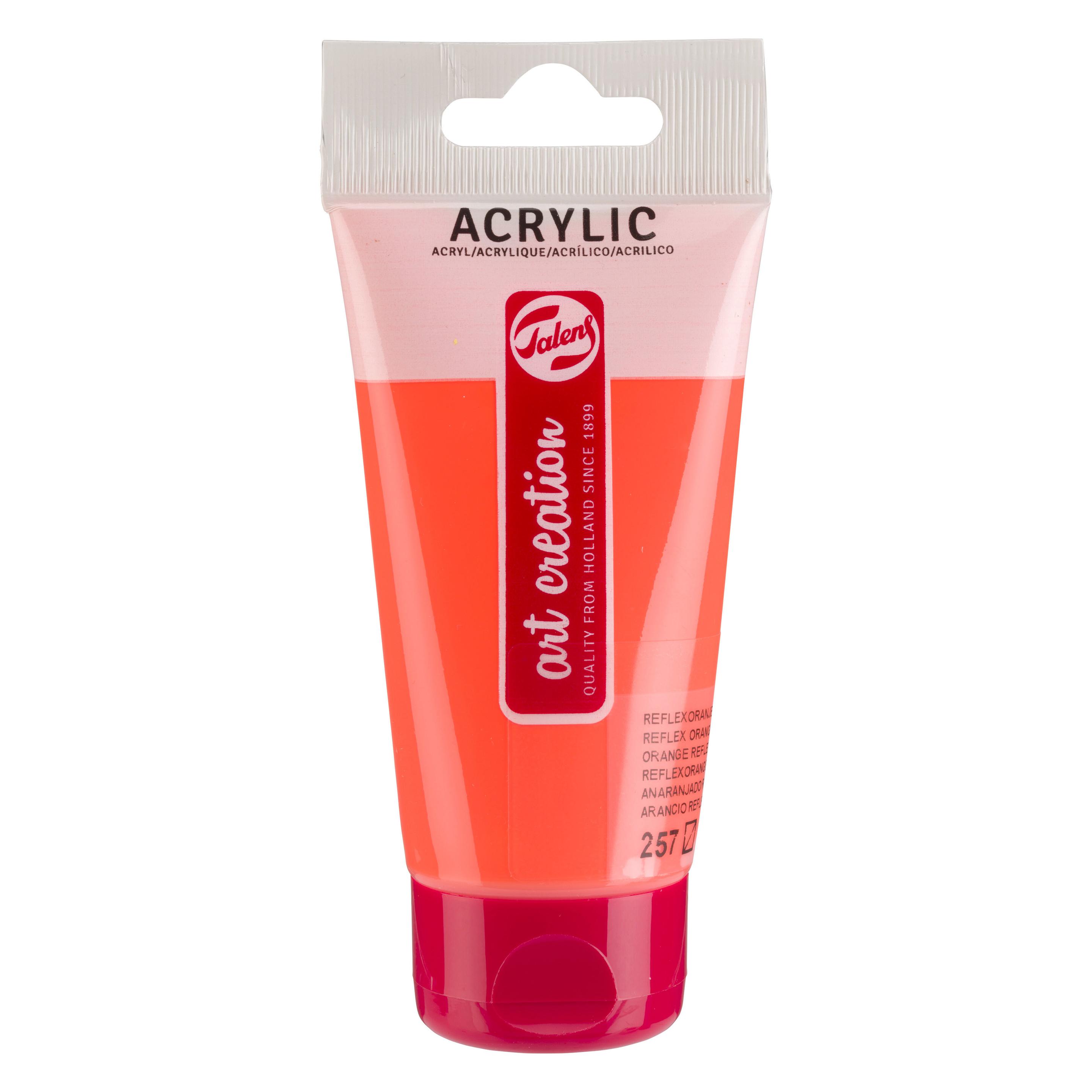 Talens Art Creation Acrylfarbe, Tube 75 ml, Reflexorange 257 (75 ml) (3511257M)