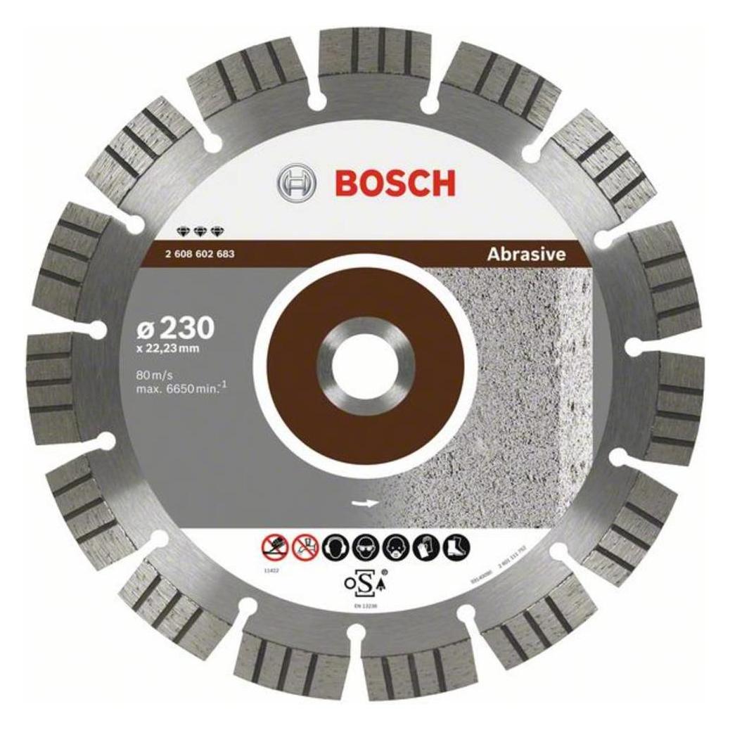 Bosch Professional Zubehör PRO Abrasive Diamanttrennscheibe, 150 x 22,23 mm (2608602681)