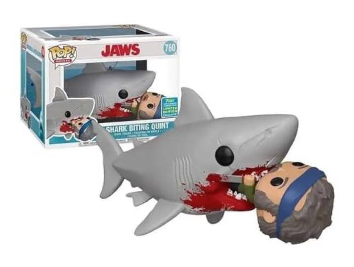 Funko Pop! Movies #760 Jaws Eating Quint (2019 Summer Convention Exclusive)