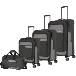 Travelite Kofferset Viia 4w L/M/S Reisetasche Schiefer - 77