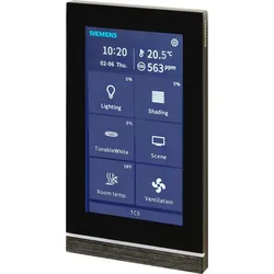 Siemens UP 205/22 KNX Touch Control TC5, 5 Touch Panel, schwarz 5WG12052AB22 UP20522