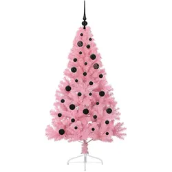 vidaXL, Weihnachtsbaum, Robin (mit 61 schwarzen Bällen) (150 cm)