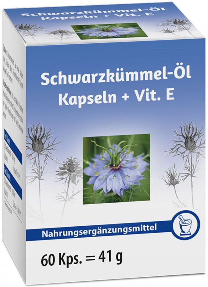 Schwarzkümmelöl + Vitamin E Kapseln 60stk