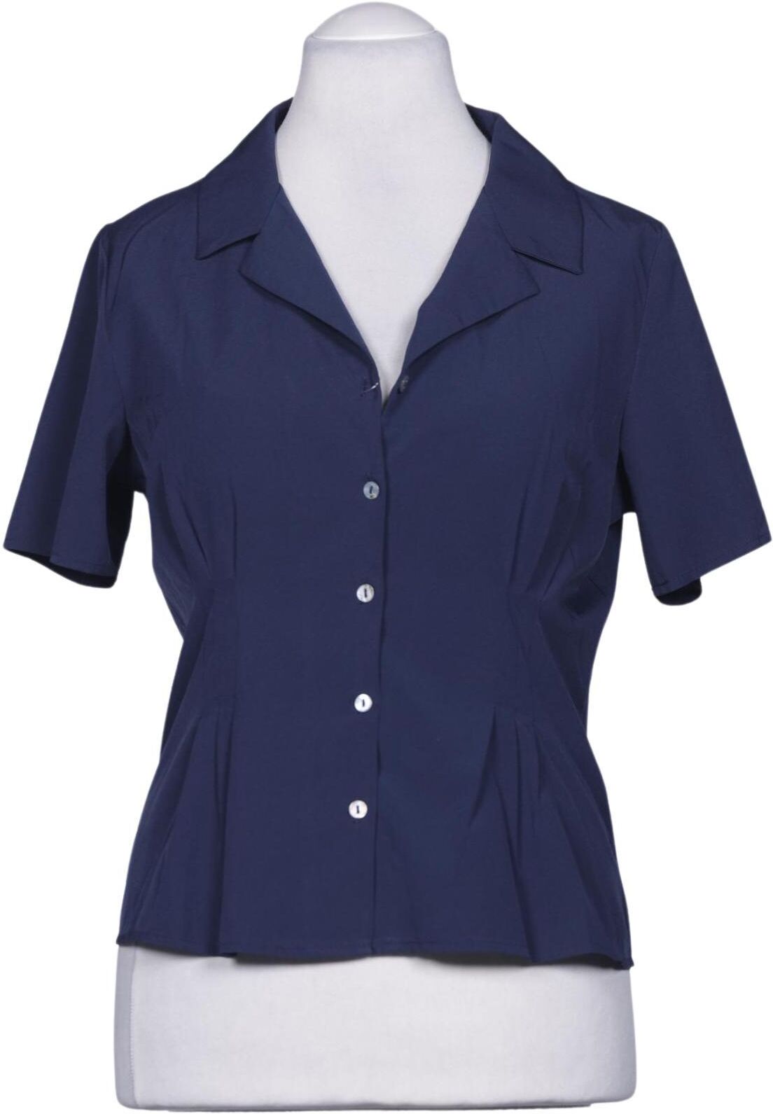 Banned Damen Bluse, Marineblau, Gr. L, Synthetik - Second Hand