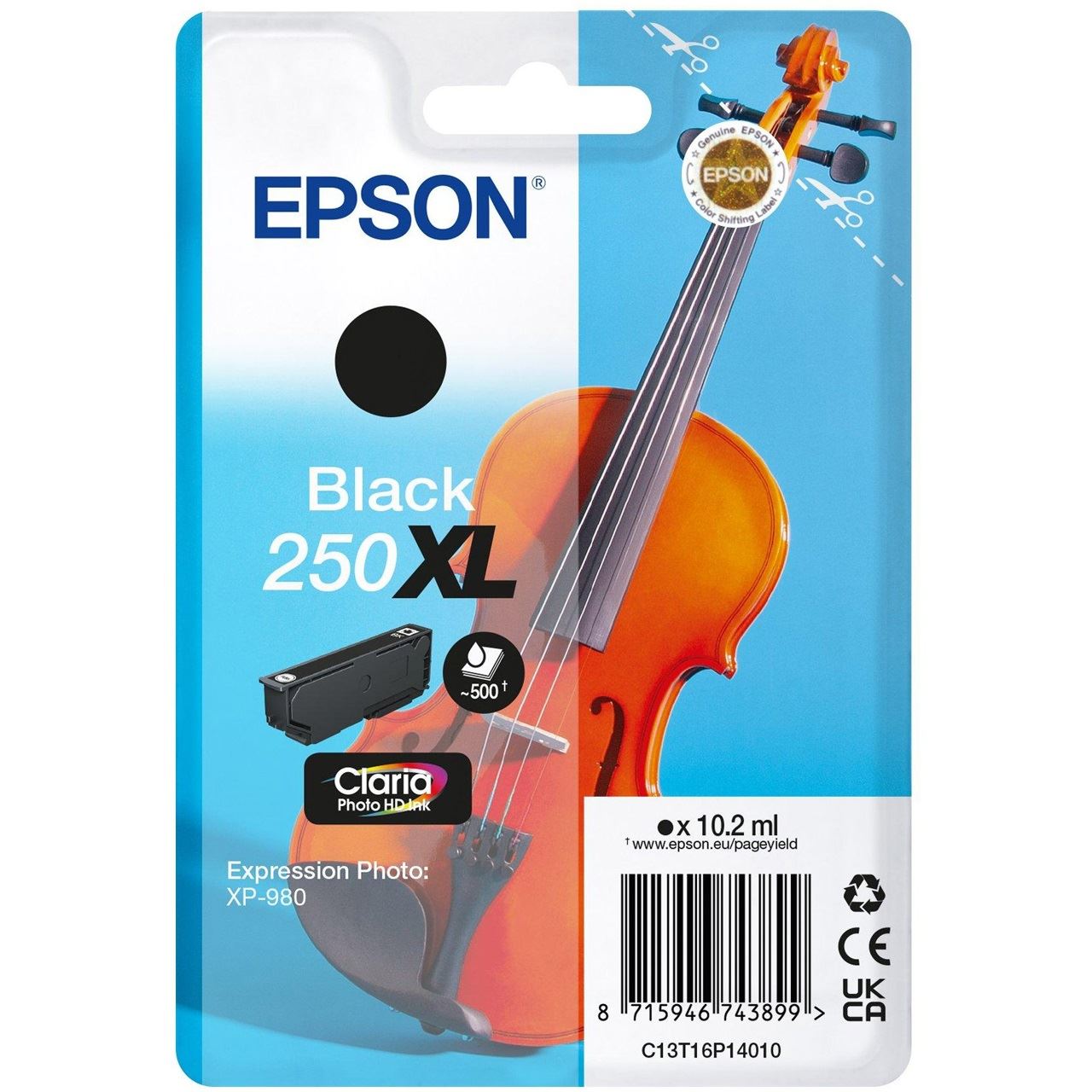 EPSON 250XL (Violine) schwarz Druckerpatrone