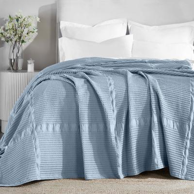 Superior Mai Geometric Waffle Cotton Blanket