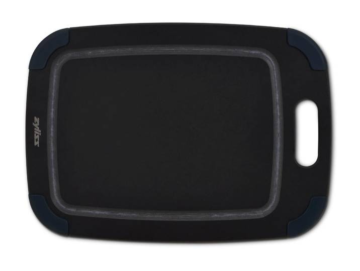 Schneidebrett ZYLISS Schneidebrett 438 x 324 x 6mm , schwarz, B:32,4cm L:43,8cm, Schneidebretter, Schneidebrett