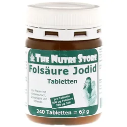 Folsäure 400+jod 200 Tabletten 240 St