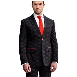 OppoSuits Darth Vader Jackett - slim-fit Sakko für Karneval (52)