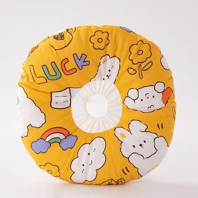 Inspired Finds Adjustable Soft Recovery Collar For Cats & Small Dogs After Surgery yellow Cloud & Rainbow m: Neck 6.3 11.4in
