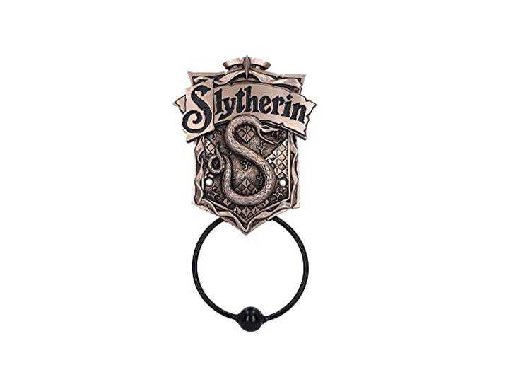 Nemesis Now Officieel gelicentieerde Harry Potter Zwadderich Deurklopper, Brons, 24,5cm