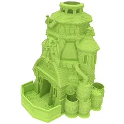 Feldherr Fates End Würfelturm Brauerei, grün, 3D-gedruckt, steckbar (Kunststoff)