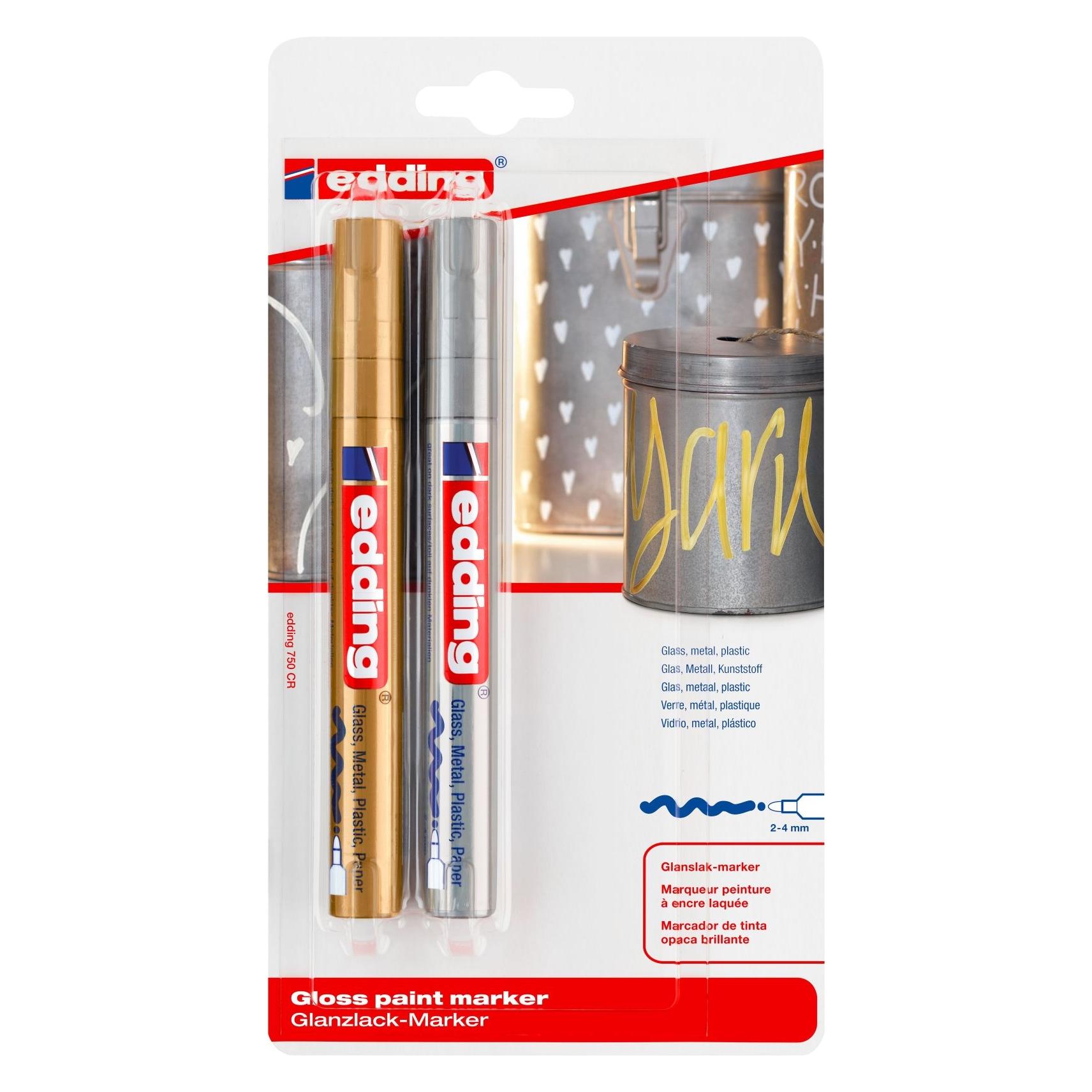 Edding Glanzlackmarker 750 (2x) (4-750-2-1-53-54)