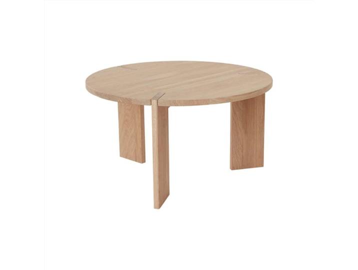 Table basse marron chêne Ø65xH36cm