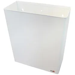 Wandmülleimer Simex Edelstahl weiß 25 L zur Wandinstallation