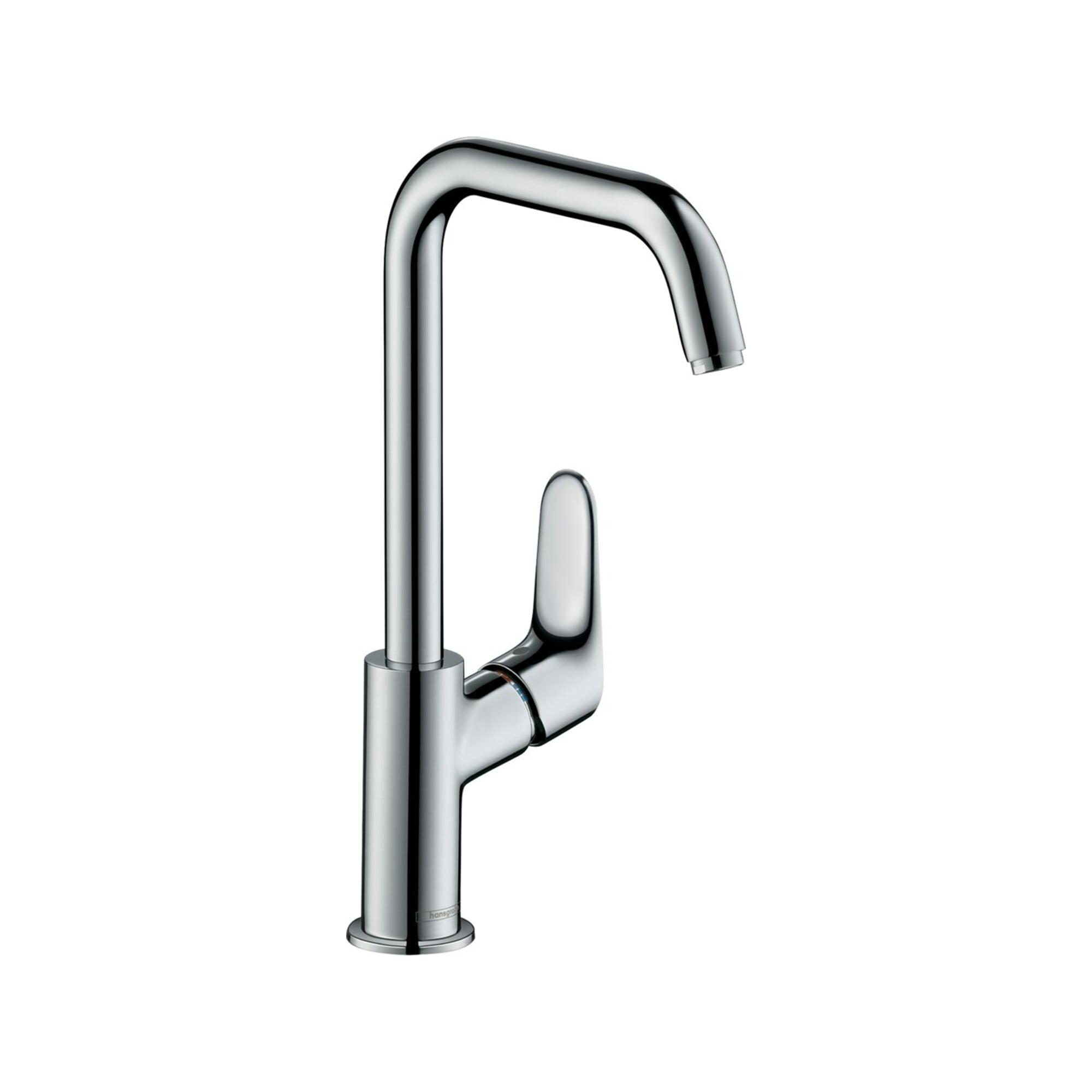 hansgrohe Waschtisch-Einhebelmischer 240 Focus m Zugst.Abl.Gar., m Schwenkausl., chrom (31609000)