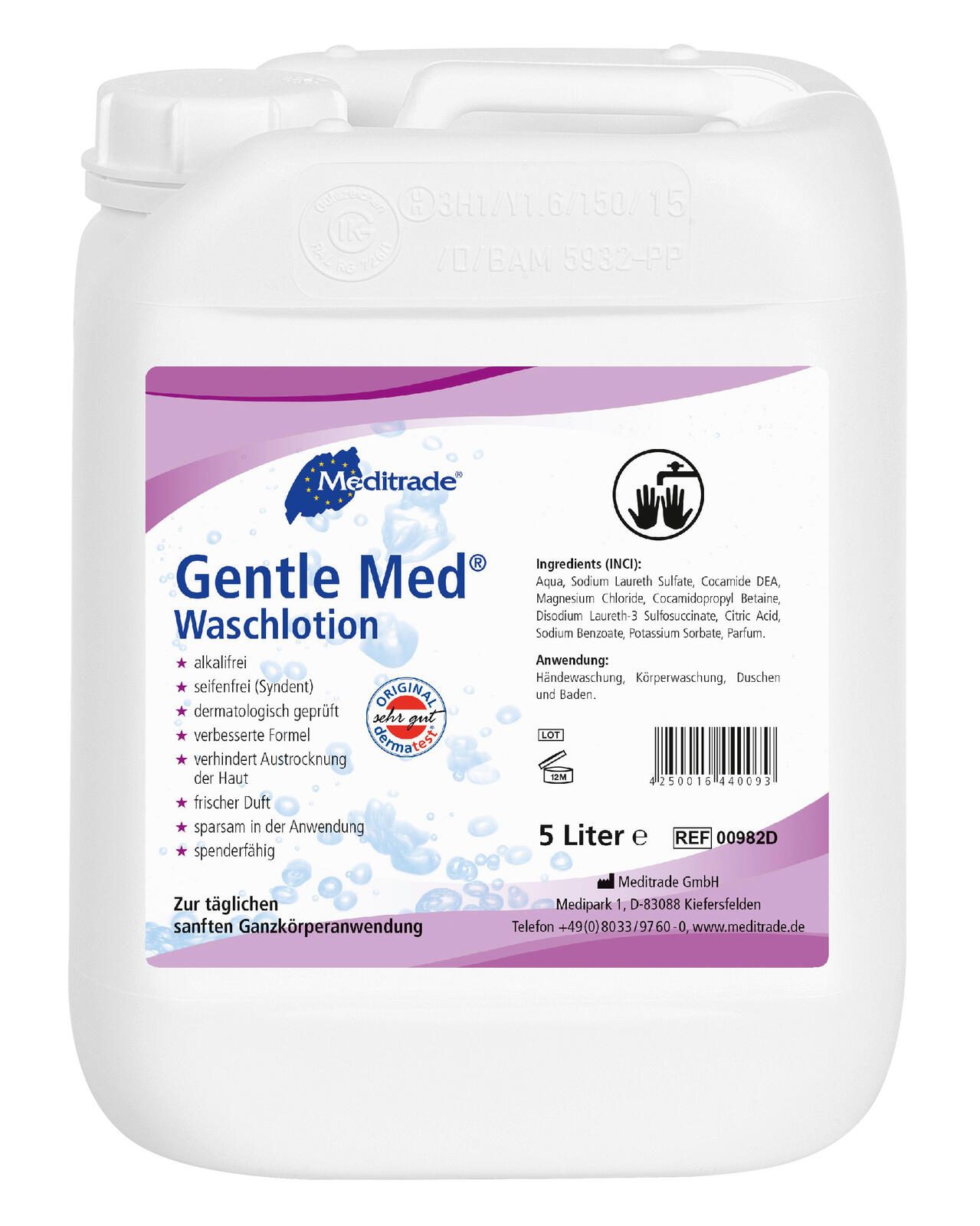 Meditrade® Gentle Med® Waschgel 5,0 l 00982D
