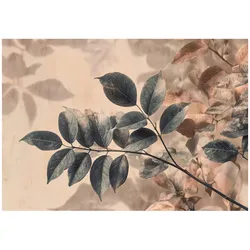 FOTOTAPETE Blätter Abstrakt Beige 250x175 cm